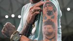 Diego Maradona Dampingi Timnas Argentina dari Tribun