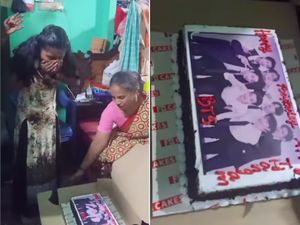 Diberi Kejutan Kue Ultah Tema BTS, Reaksi Gadis Ini Mencuri Perhatian