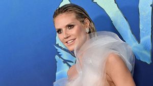 Seksi Banget! Heidi Klum Memukau dengan Gaun Ilusi Optik