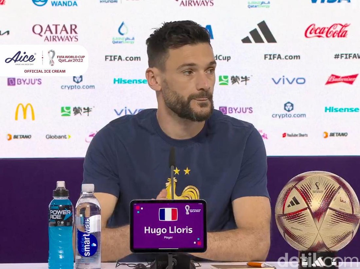 Hugo Lloris menegaskan Prancis tak kepedean melawan Maroko. (Foto: detikcom/Lucas Aditya)