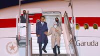 Saat Jokowi dan Iriana Disambut Suhu Minus 1 Derajat di Belgia