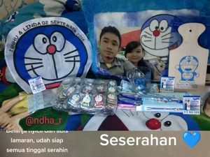 Viral Pernikahan Seserahan Hingga Dekornya Doraemon, Ini Kisah di Baliknya Viral Pernikahan Seserahan Hingga Dekornya Doraemon, Ini Kisah di Baliknya