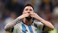 Di Timnas Argentina sepanjang tahun 2022, Messi sudah bermain 37 kali dengan torehan 17 gol dan 24 assist (Getty Images)