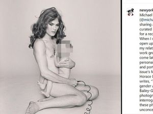 Foto Pria Bugil Sambil Gendong Bayi Jadi Kontroversi, Dinilai Pelecehan Anak