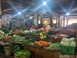 Jelang Nataru, Harga Bawang-Telur di Pasar Beringharjo Jogja Naik