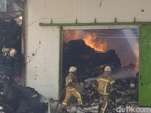Kebakaran Gudang Tekstil Pedan Terbesar di Klaten 4 Tahun Terakhir