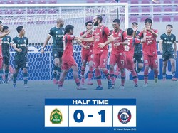 Babak Pertama 0-1: Arema Ungguli Persikabo Berkat Gol Bunuh Diri