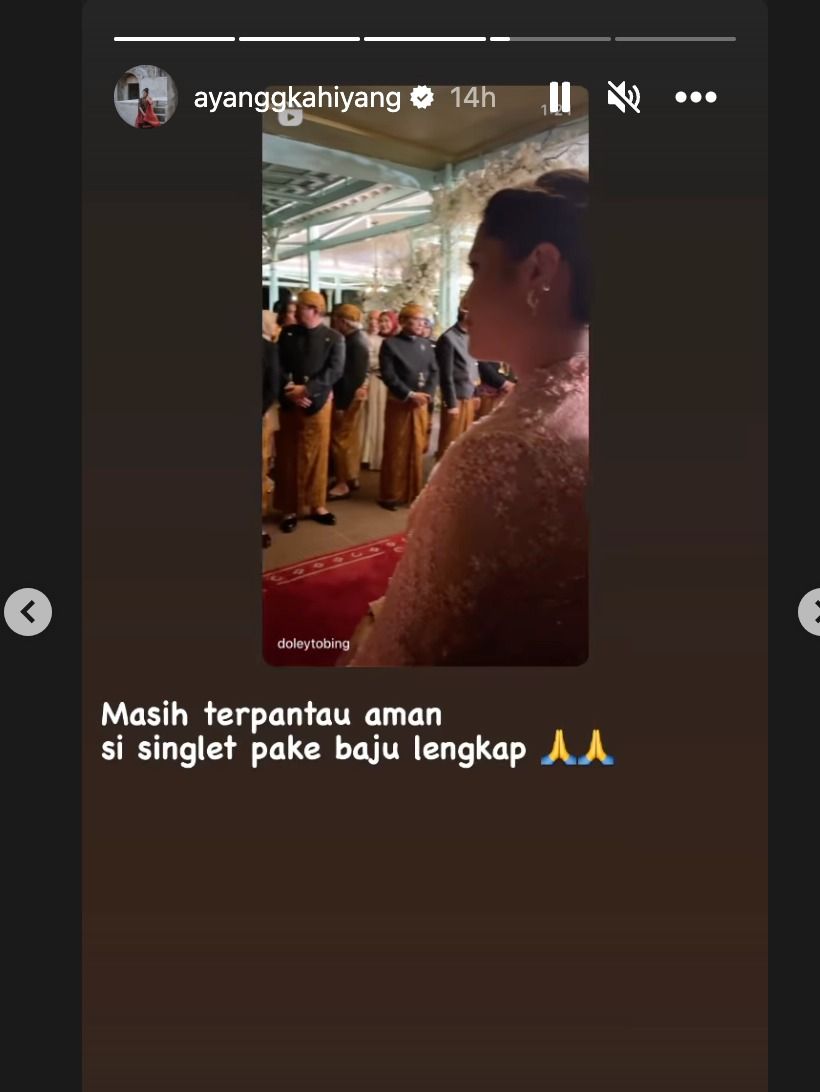 Reaksi Kahiyang Lihat Tingkah Nahyan