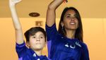 Sorak Gembira Istri dan Anak-anak Messi Saat Argentina Libas Kroasia