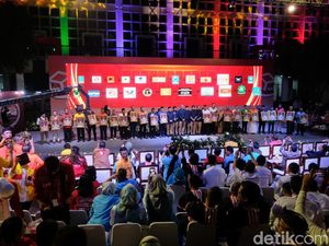 Suasana Pengambilan Nomor Urut Parpol Peserta Pemilu 2024 Suasana Pengambilan Nomor Urut Parpol Peserta Pemilu 2024