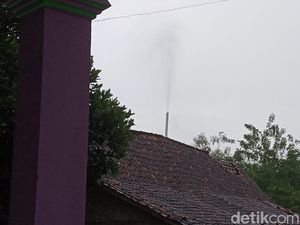 Sumur Bor di Sampang Kembali Semburkan Gas, Warga Tak Berani Memasak Sumur Bor di Sampang Kembali Semburkan Gas, Warga Tak Berani Memasak