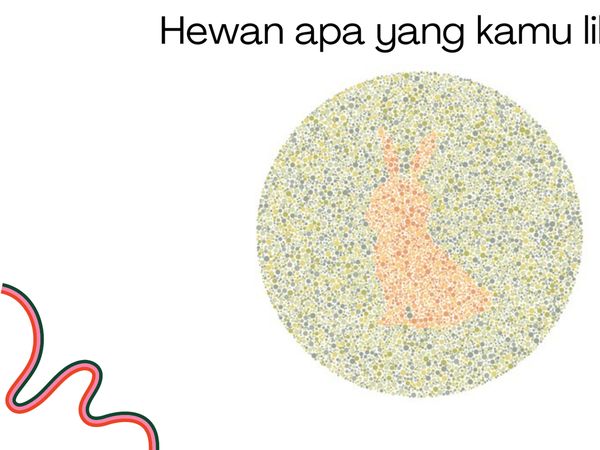 Tes Buta Warna, Bisa Tebak Semua Gambar Hewan Ini?