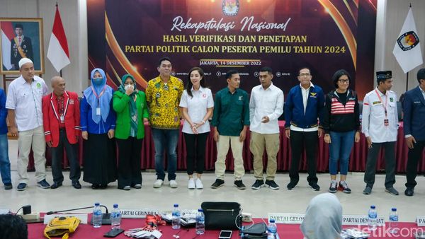 Tok! 17 Parpol Lolos Jadi Peserta Pemilu 2024