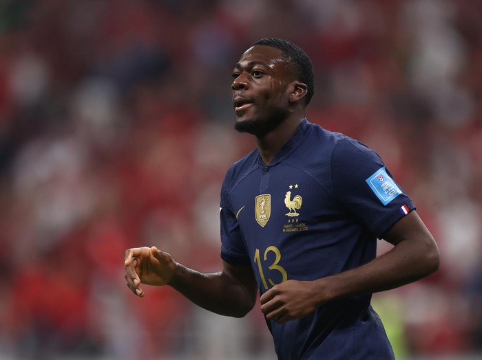 AL KHOR, QATAR - DECEMBER 14: Youssouf Fofana of France during the FIFA World Cup Qatar 2022 semi final match between France and Morocco at Al Bayt Stadium on December 14, 2022 in Al Khor, Qatar. (Photo by James Williamson - AMA/Getty Images)