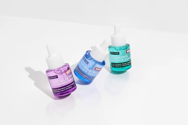 3 Serum Azarine x Marvel/Foto: azarinecosmetics.com 3 Serum Azarine x Marvel untuk tekstur kulit lebih merata
