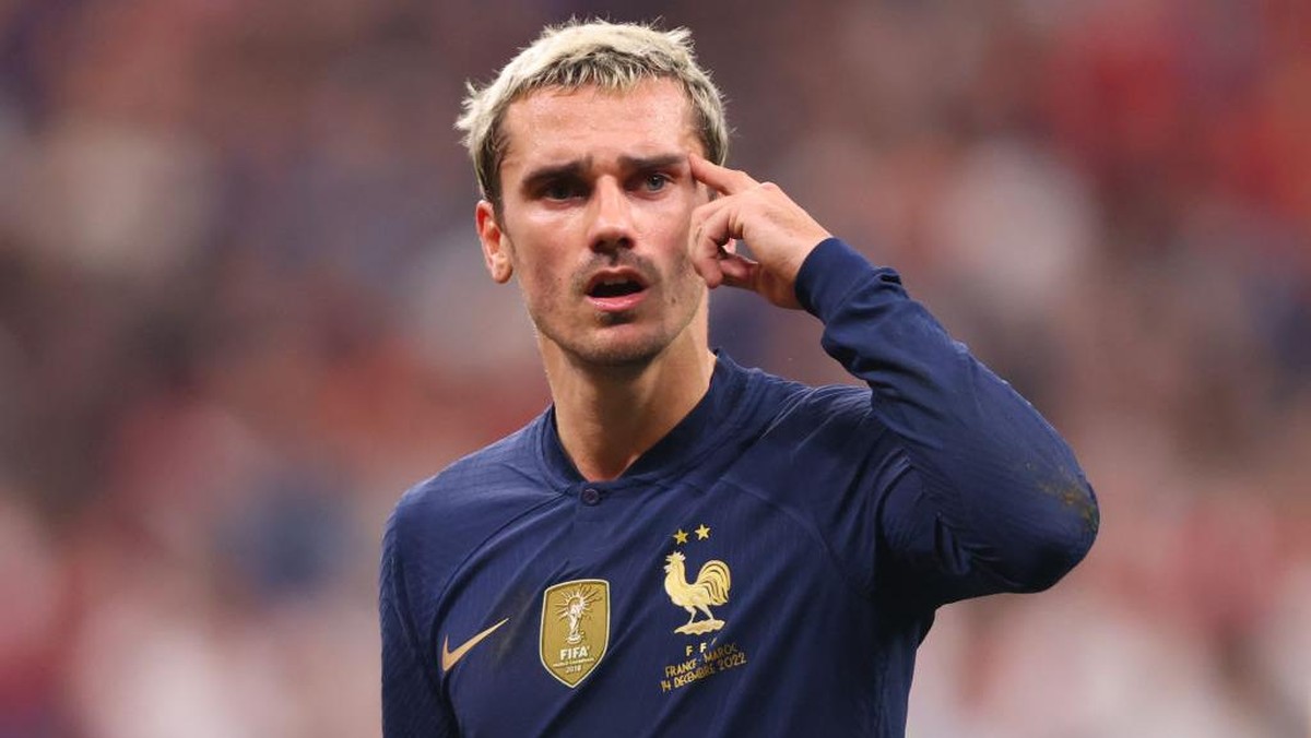 Antoine Griezmann cedera dan tak dibawa ke Timnas Prancis akibat cedera. (Foto: Getty Images/Marc Atkins)