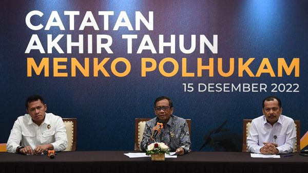 Mahfud MD Paparkan Catatan Akhir Tahun 2022 Kemenko Polhukam