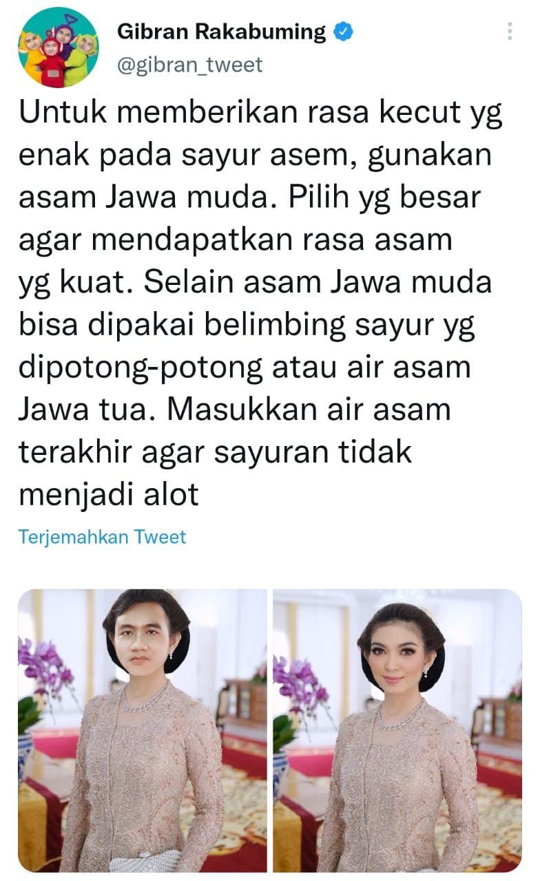 Deretan Gaya Nyeleneh Gibran Rakabuming Raka