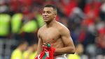 Gembiranya Mbappe Saat Pakai Jersey Maroko