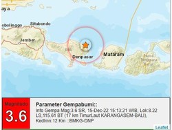Bertambah, Ada 92 Kali Gempa Susulan di Karangasem Hingga Kamis Sore