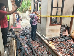 Rumah Warga Gianyar Terbakar di Siang Bolong, Ijazah-Palinggih Hangus