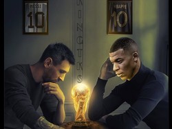 Messi vs Mbappe, salah satunya akan jadi juara Piala Dunia 2022. Foto: Dok. Twitter