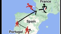 Usai menumbangkan tim tangguh macam Spanyol dan Portugal, Maroko akhirnya terdepak dari Piala Dunia 2022 di tangan Prancis. Foto: dok. Twitter