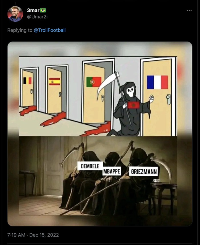Prancis vs Maroko Prancis vs Maroko