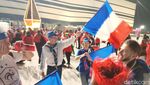Jelang Semifinal, Suporter Prancis-Maroko Joget Bareng di Al-Bayt