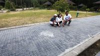Taman Mangrove Angke Dilapisi Paving Block Hasil Daur Ulang