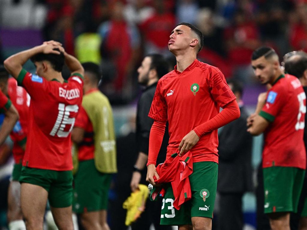 Maroko Sadar Diri Gagal ke Final Piala Dunia