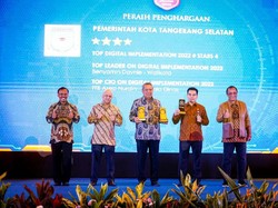 Pemkot Tangsel Boyong 3 Penghargaan Top Digital Awards 2022