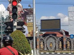 Kendala Anggaran, Videotron Simpang Empat Subagan Dibiarkan Rusak