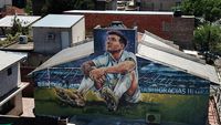 Wajah Messi Hiasi Sudut-sudut Argentina