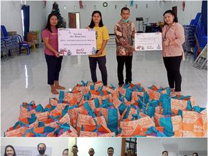 Sambut Nataru, BNI Bagi 34 Ribu Paket Sembako-Bantu Pembangunan Gereja