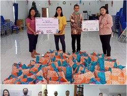 Sambut Nataru, BNI Bagi 34 Ribu Paket Sembako-Bantu Pembangunan Gereja