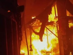 Pasar Pagi Rantepao Toraja Utara Terbakar, 5 Kios Pedagang Hangus