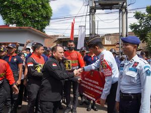 Kemenkumham Salurkan Bantuan Rp 2,2 Miliar untuk Korban Gempa Cianjur