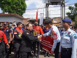 Kemenkumham Salurkan Bantuan Rp 2,2 Miliar untuk Korban Gempa Cianjur