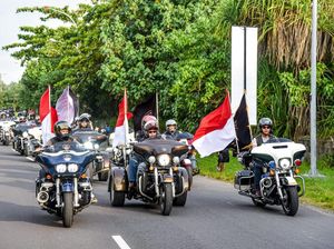 Blarr..Tutup Akhir Tahun Komunitas Harley-Davidson Gelar Touring
