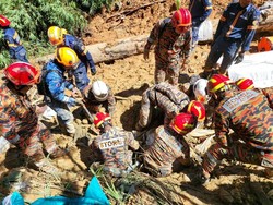 24 Orang Tewas dalam Insiden Tanah Longsor di Malaysia