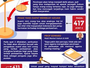 Wamenkum HAM Paparkan Maksud Pasal Zina di KUHP Baru