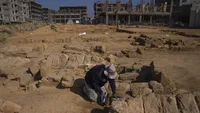 Potret Ekskavasi Pemakaman Era Romawi di Jalur Gaza, 60-an Makam Ditemukan