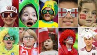 Saat Anak-anak Jadi Suporter di Piala Dunia, Gemes Banget