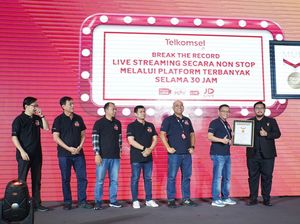 Telkomsel Raih MURI Gelar Live Shopping 30 Jam Nonstop