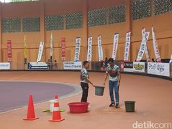 Atap JIRTA Bocor Kala Hujan Deras Usai Kejurnas Piala Ibu Negara