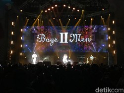 Tampil Energik, Boyz II Men Sukses Hipnotis Ribuan Fans di Jogja