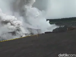 Fenomena Pasir Semeru Mengalir Tanpa Air, Begini Penjelasan Ahli