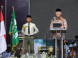Ganjar Ajak Santri Jadi Agen Penegak Nilai Pancasila di Konferwil IPNU