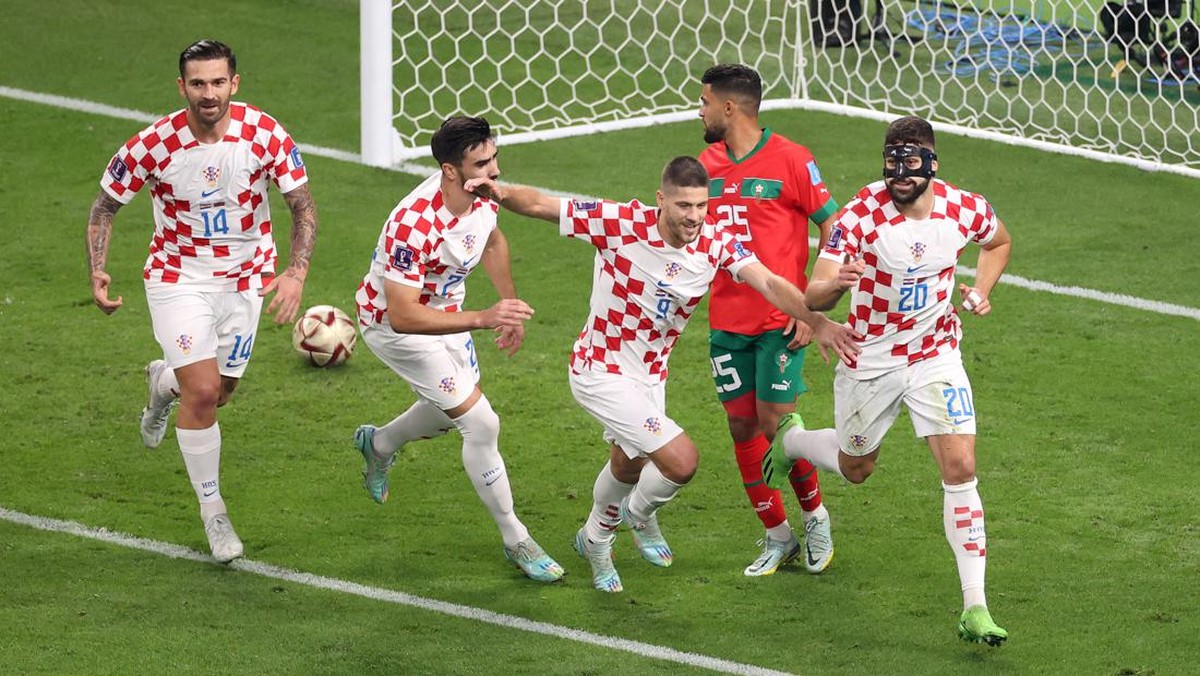 Hasil Piala Dunia 2022 antara Kroasia vs Maroko. (Foto: Getty Images/Julian Finney)